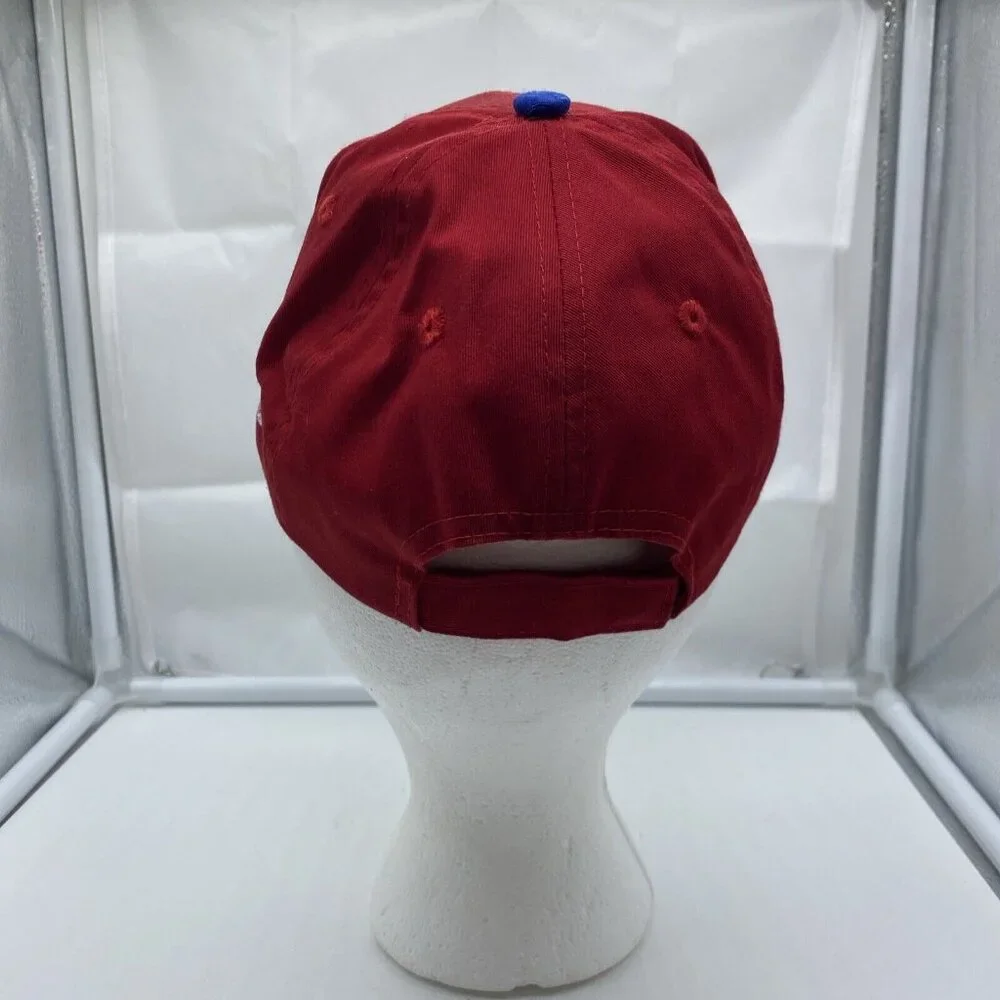 Philadelphia Phillies Red Youth Baseball Hat Cap Adjustable Hook Loop MLB